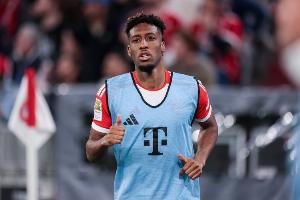 记者:金斯利-科曼足部疼痛在继续,无缘欧冠1/4决赛首回合战国米